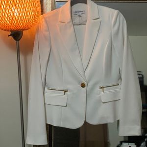 CK white suit set